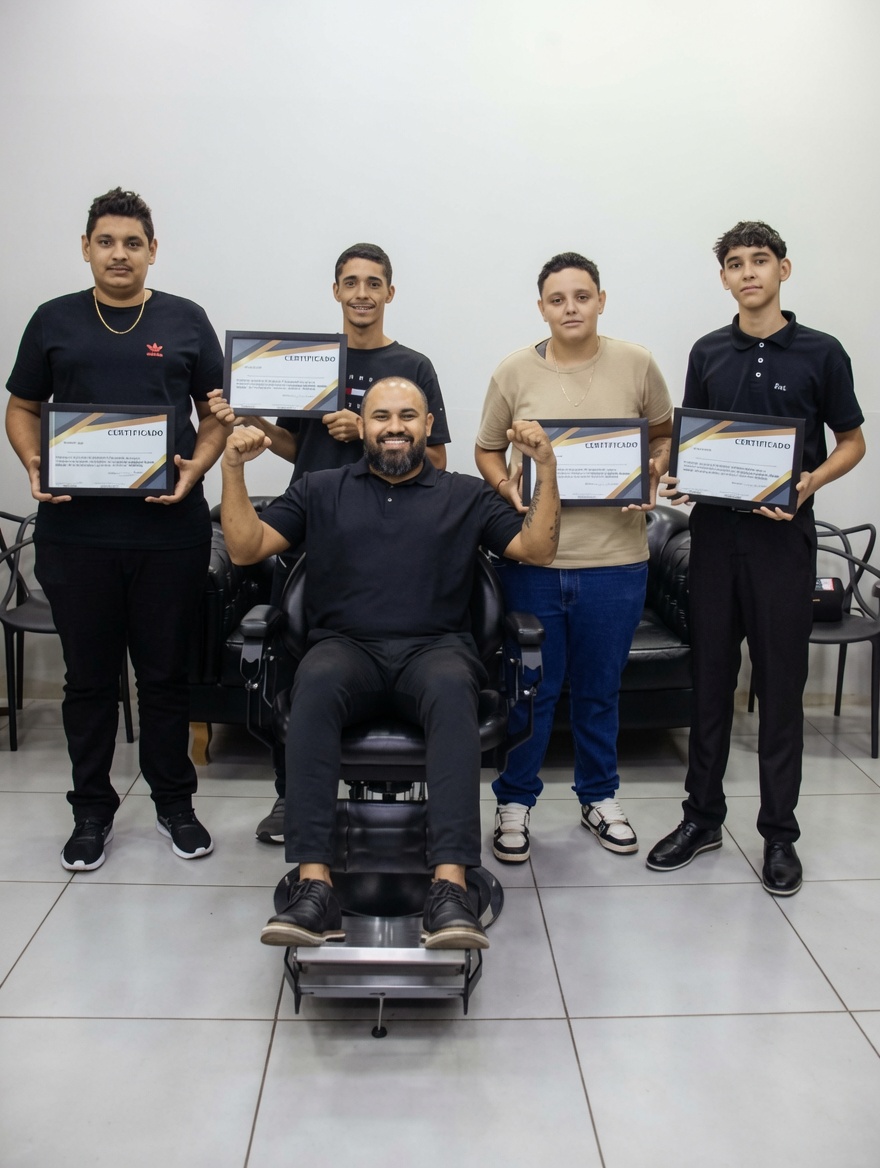 Turma formada na Pipoka Academy